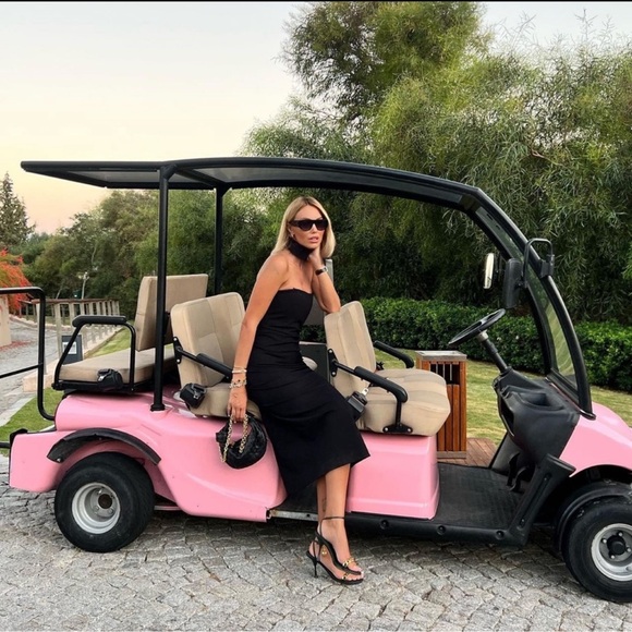 Zara Draped Dress With Choker - Picture 2 of 16